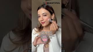 How To Apply Blush To Enhance Your Facial Structure | Makeup Hacks | Be Beautiful #Shorts