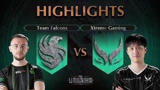 SEMI FINAL! Team Falcons vs Xtreme Gaming - Highlights Compilation | Manual Rounds