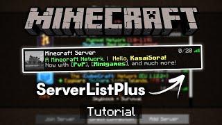 Setup ServerListPlus On Your Minecraft Server (Tutorial)