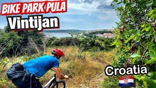 BIKE PARK PULA VINTIJAN, CROATIA! Trail ride on Cross Country bicycle