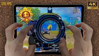 iPad Pro M2 PUBG HANDCAM Smooth+120FPS ️  Pubg Test/ Gameplay/ Graphic Settings