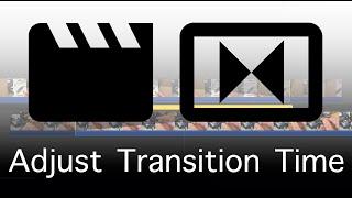 How To Adjust Transition Time in iMovie on a Mac