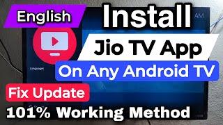 Jio TV On Android TV | Jio TV Kodi App Not Working | How To Install Jio TV App In Android TV