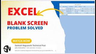 Excel Not Showing Data? How to Resolve Blank Screen Problem