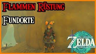 Flammen Rüstung Fundorte Zelda Tears of the Kingdom Flammen Set finden und bekommen