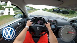 Volkswagen Jetta 2008 1.9TDI 200hp TOP SPEED DRIVE GERMAN DEUTSCHE AUTOBAHN ТЕСТ ДРАЙВ acceleration
