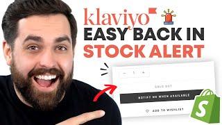 How to Set Up Klaviyo Back In Stock Flow For Shopify Stores