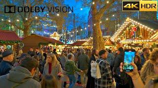 London Christmas Walk - 2023 | Central London Christmas Market [DOLBY VISION HDR]