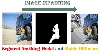 Image Inpainting with Segment Anything Model (SAM) and Stable Diffusion