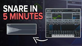 EASY WAY to MAKE a SNARE in SERUM in 5 MINUTES  *Serum sound design*