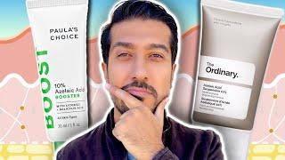 Azelaic Acid for STUBBORN Melasma & Redness | Paula's Choice vs The Ordinary