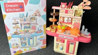 Unboxing Dream Kitchen Set Toys & Review Toy | Cooking ASMR