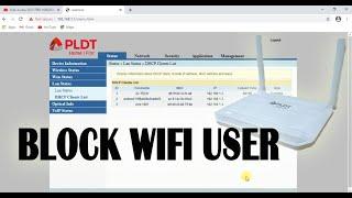 Block Wifi User in PLDT FIBR HG6245D rp2613 | ALL PLDT FIBR model