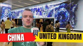 I Left China to goto the UK