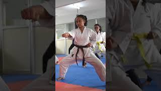 Karate Girls Training 