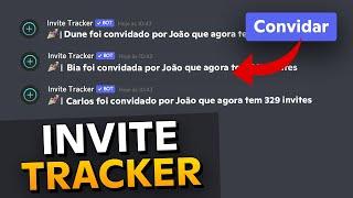 INVITE TRACKER: GANHE MEMBROS no SERVIDOR DISCORD