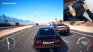 NFS Payback Abandoned Car 240z + Logitech g29 gameplay