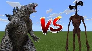 Godzilla vs Siren Head - Minecraft