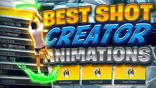 BEST SHOT CREATOR ANIMATIONS in NBA 2K22 • BEST FADE, DRIBBLE PULL-UP, HOP JUMPER & SPIN JUMPER 2K22