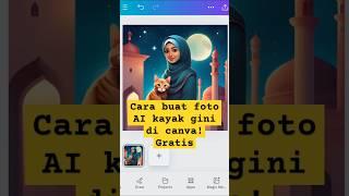 Cara buat foto AI di canva vitur baru!