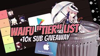 ARKNIGHTS WAIFU TIER LIST | 10K SPECIAL GIVEAWAY