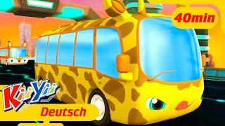 Tierbus - Das Bus Lied | Kii Yii Deutsch | Kinderlieder und Cartoons