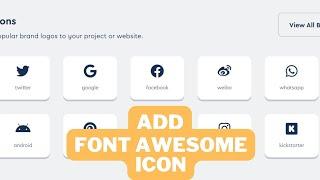 How to Add Font Awesome Icons in HTML & CSS #html #css #font #awesome #icon #fontawesome