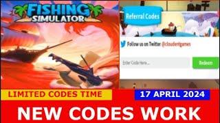 *NEW CODES APRIL 17, 2024* (MINIBOSS) Fishing Simulator ROBLOX | ALL CODES