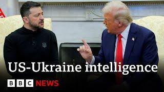 US pauses intelligence sharing with Ukraine | BBC News