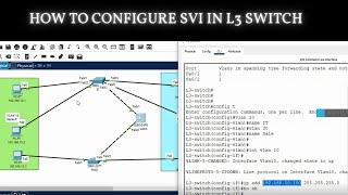 4.How to Configure SVI in L3 Switch? | CCNA 200-301 | Networkforyou