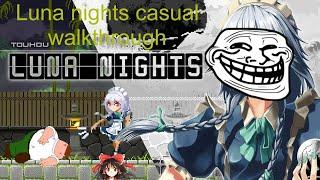 Touhou Luna Nights casual walkthrough