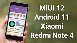 Update Redmi Note 4 to Andorid 11 MIUI 12 | DOWNLOAD & INSTALL