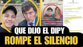 ROMPE EL SILENCIOQUE DIJO EL DIPY AL RESPECTO DE SU NUEVO PUESTO EN LA "SECRETARIA DE CULTURA"