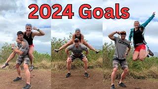 Fitness and Adventure Goals 2024 for @FrugalFitMom