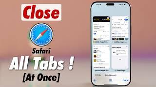 How To Close All Tabs on Safari for iPhone! [At Once]