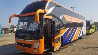 New Shandar Sleeper Bus 2021 Review  Quetta Karachi service | Daewoo Sleeper| Pak Yutong Bus