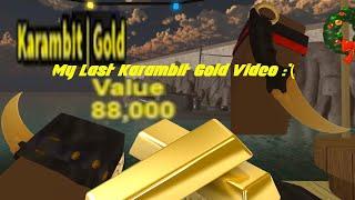 Using The Karambit Gold In Deathmatch (Counter Blox)