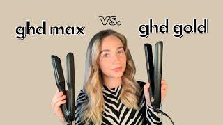 GHD MAX VS. GHD GOLD STRAIGHTENERS - what's the difference? what's best for me?