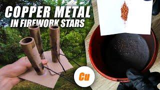 Making Firework Stars with Copper Metal