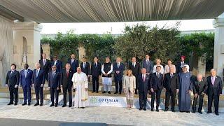 G7 leaders and guests pose for group photo during Italy summit | AFP