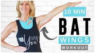 10 Minute Bye Bye BAT WINGS Walking Workout For women Over 50!
