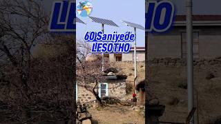 LESOTHO hızlı tur: 60 saniyede #lesotho #shortvideos #keşfetol