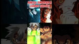 ¿Cuándo saldrá la Temporada 4 de Kimetsu no yaiba?