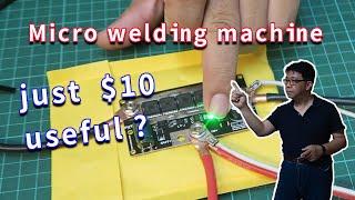 The micro spot welder is only $10, will it work?  pirate-king studio