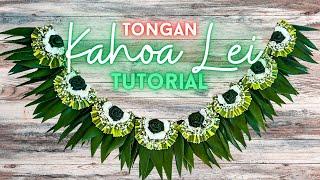 How to Make a Tongan Kahoa Lei!