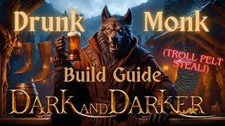 THE DRUNK MONK - Cleric Punching Only Build Guide | Dark and Darker