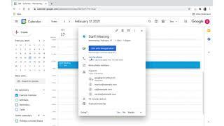 How to: Email guests in Google Calendar using Google Workspace for business