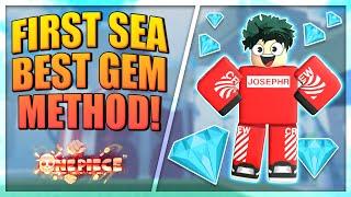 Best Method For Farming Gems in The First Sea in A One Piece Game