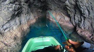 Infiltrate the azure cave! ?? Fishing and outdoor rice