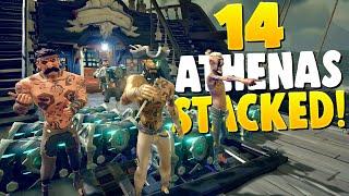 We STACKED 14 FORT of the DAMNED!!(Sea of Thieves)